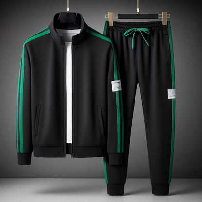 Survêtement Sport Homme Veste et Pantalon Zippés