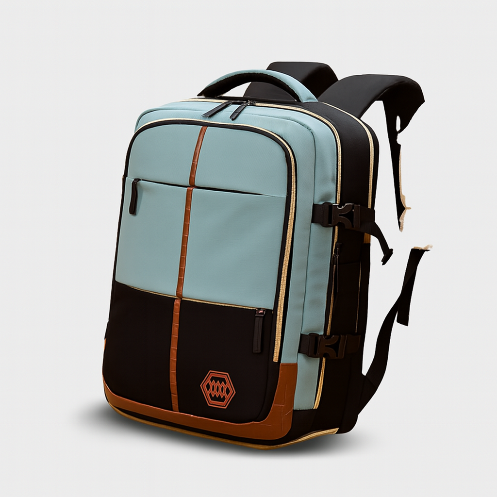 Sac à Dos Grand Volume avec Sangle Réglable et Fermeture Éclair Rapide