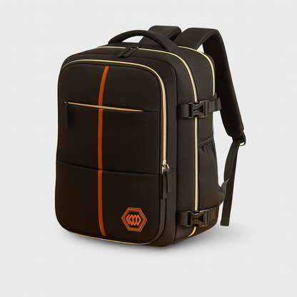 Sac à Dos Grand Volume avec Sangle Réglable et Fermeture Éclair Rapide