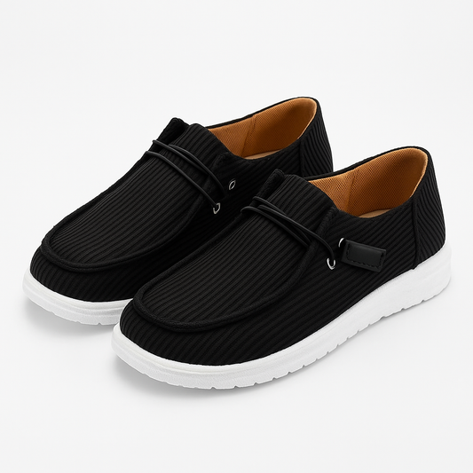 Baskets Homme Noires et Blanches Décontractées - PanierRoyale