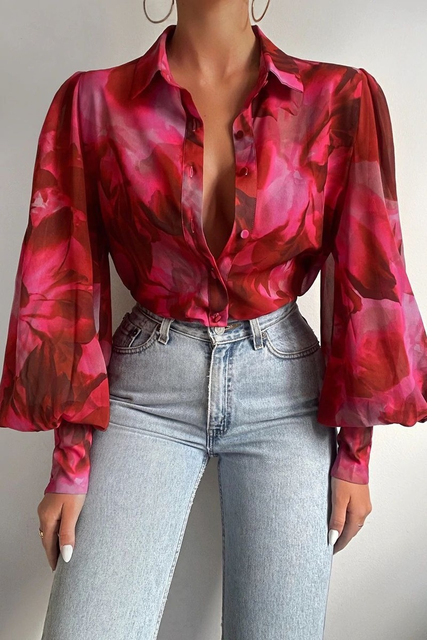Chemisier Femme Élégant en Soie Luxe pour Travail ou Sortie