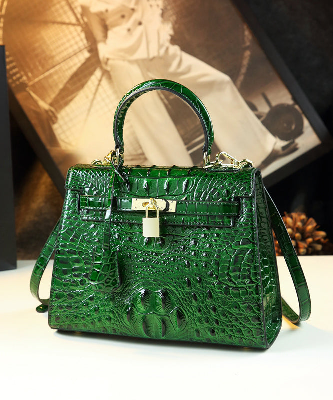 Sac à main stylish en cuir synthétique robuste croco - EasyApparels