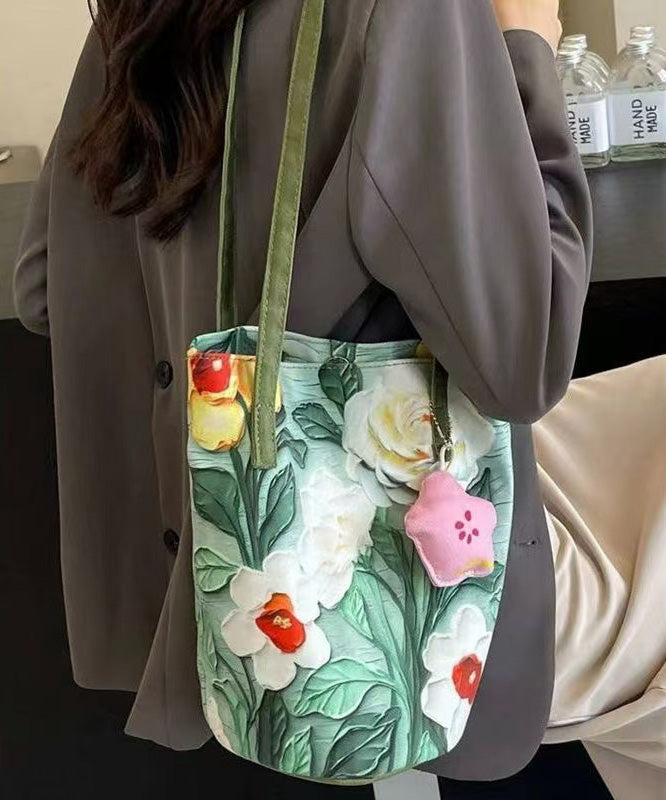Large Stylish Leaf Pattern Tote Bag - EasyApparels
