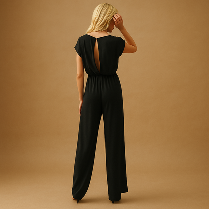 ChicElegance™ – Jumpsuit Féminin Décolleté en V Confortable & Élégant