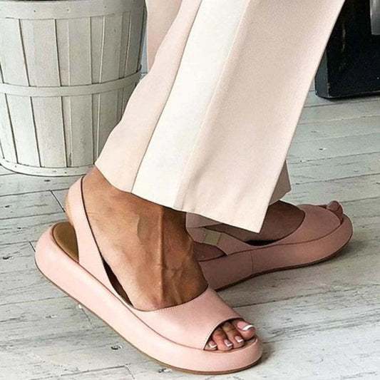 ChicStep™ – Sandales Compensées Femme Élégantes et Confortables à Talons