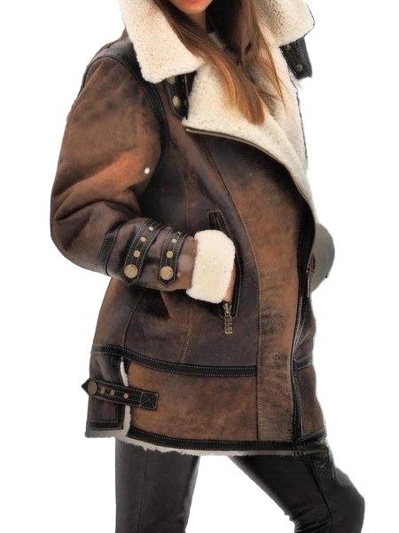 Manteau Hiver Élégant et Confortable en Tissu Résistant - vue 5