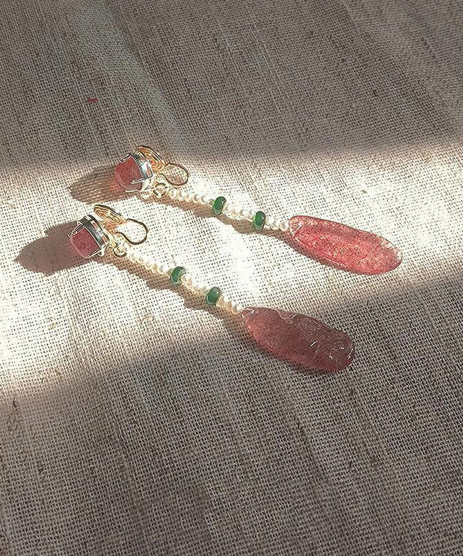Pendentifs en résine et cristal rouge élégants style asiatique - EasyApparels