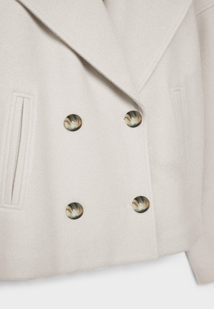 Veste Courte Femme Double Boutonnage Coupe Moderne