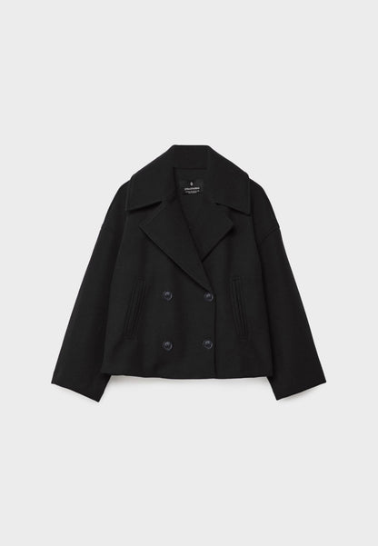 Veste Courte Femme Double Boutonnage Coupe Moderne