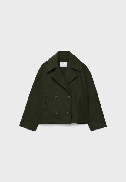 Veste Courte Femme Double Boutonnage Coupe Moderne