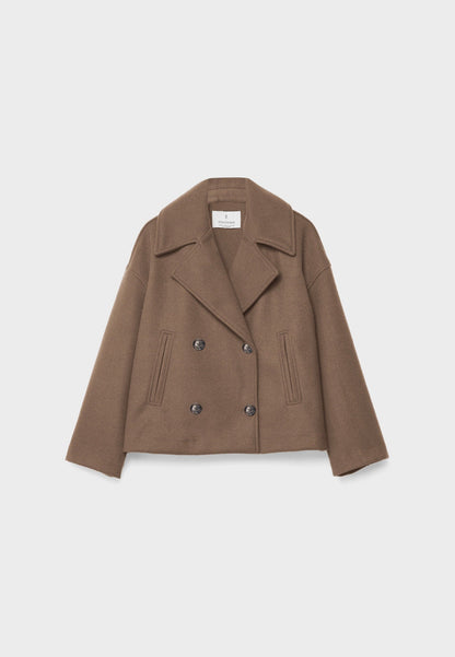 Veste Courte Femme Double Boutonnage Coupe Moderne
