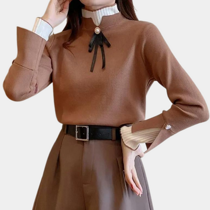 Pull Femme Col Roulé Chaud Hiver - luxestyle