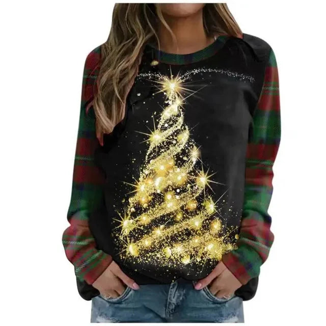 Tops De Noël Pour Femme | Manches Longues