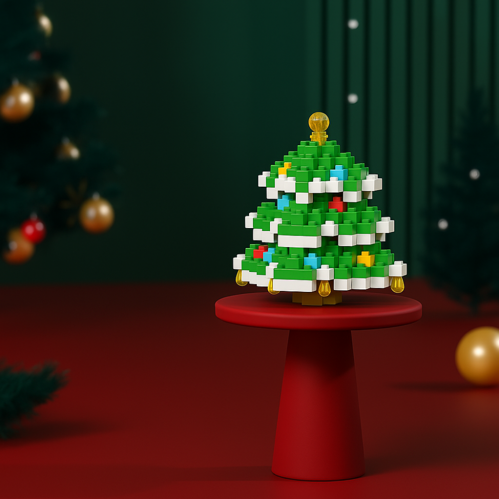 Figurines Père Noël en LEGO Décoration de Noël