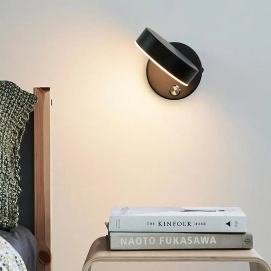 Circlea™ – Applique Murale LED Moderne Design Noir & Or – Éclairage Ambiance