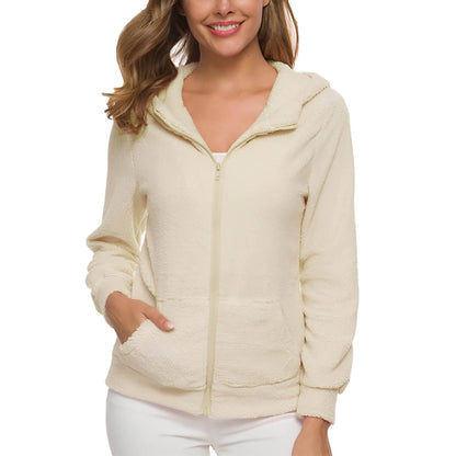 Pull Environ 3/4 Manches Douillet avec Poches et Zip