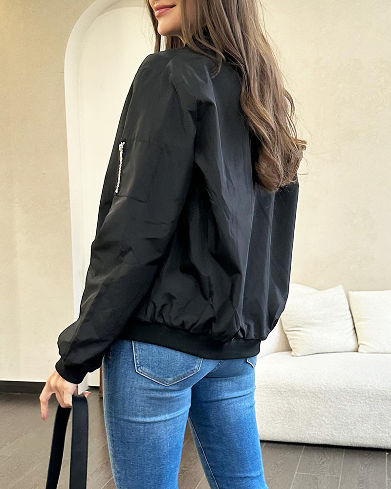 Veste Zippée Femme Coton Confort Coupe Décontractée