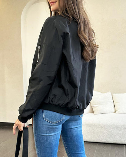 Veste Zippée Femme Coton Confort Coupe Décontractée