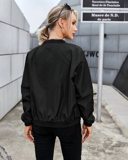 Veste Zippée Femme Coton Confort Coupe Décontractée
