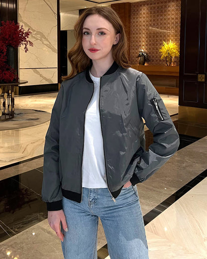 Veste Zippée Femme Coton Confort Coupe Décontractée