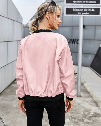 Veste Zippée Femme Coton Confort Coupe Décontractée