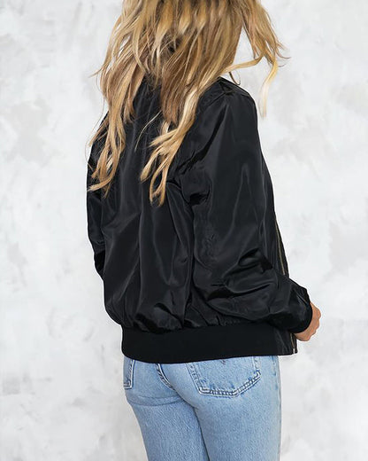 Veste Zippée Femme Coton Confort Coupe Décontractée