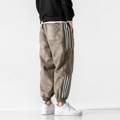 Pantalon Jogging Homme Printemps Détails Contrastés