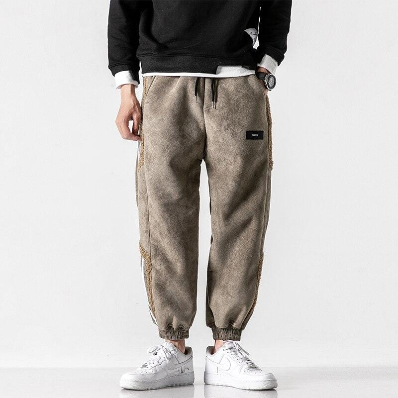 Pantalon Jogging Homme Printemps Détails Contrastés