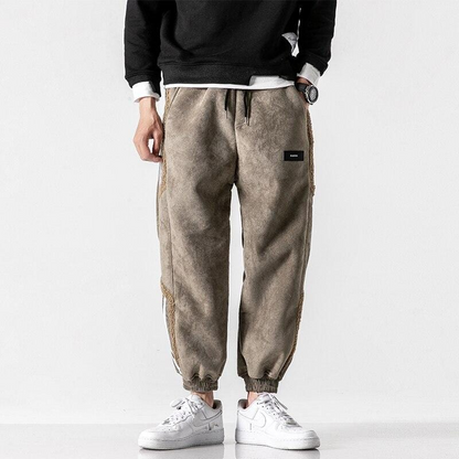 Pantalon Jogging Homme Printemps Détails Contrastés