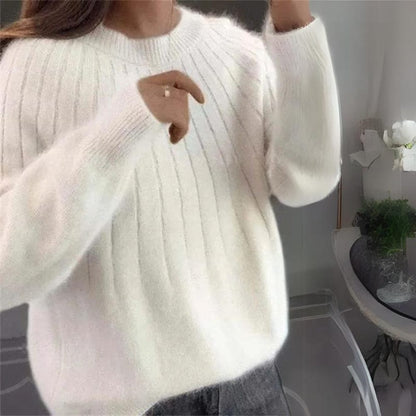 Pull Tricot Mérinos Doux et Chaud pour Femme