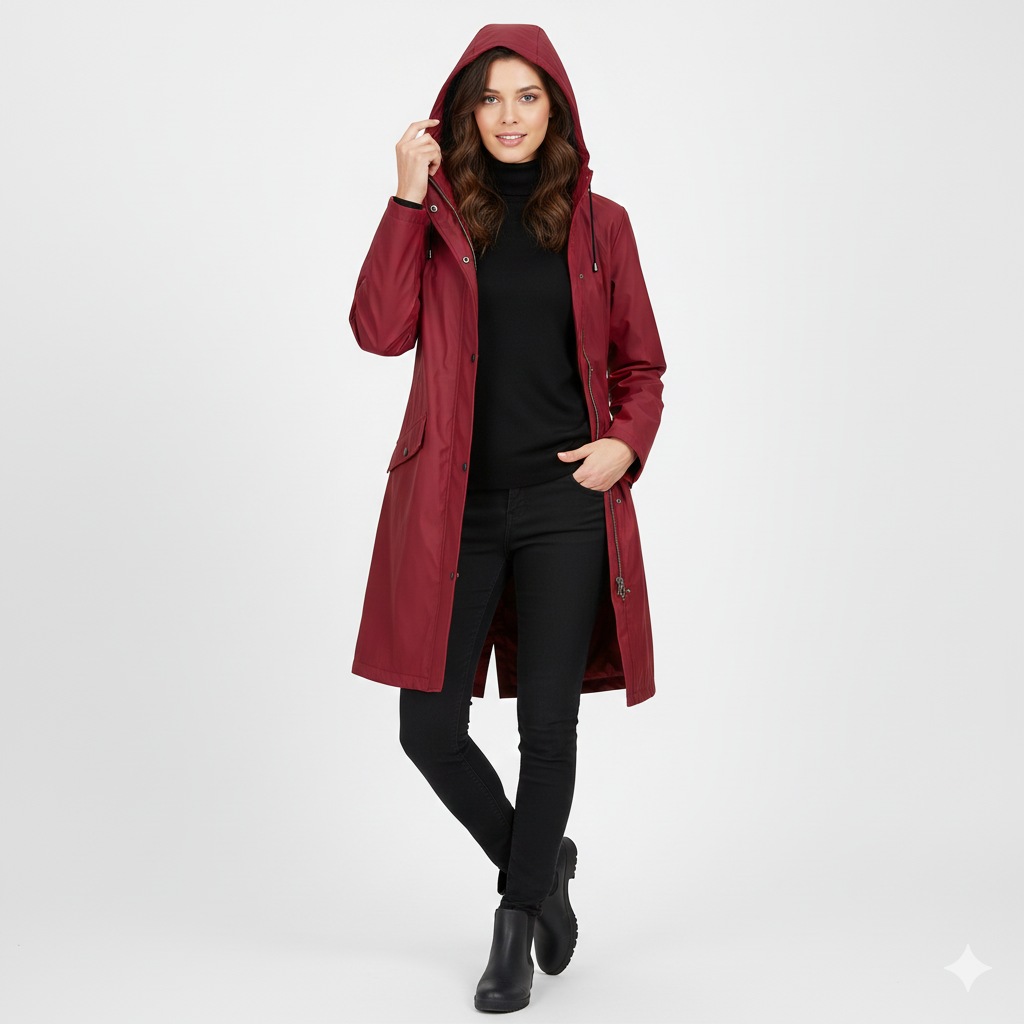 Manteau Imperméable Femme Chic et Étanche