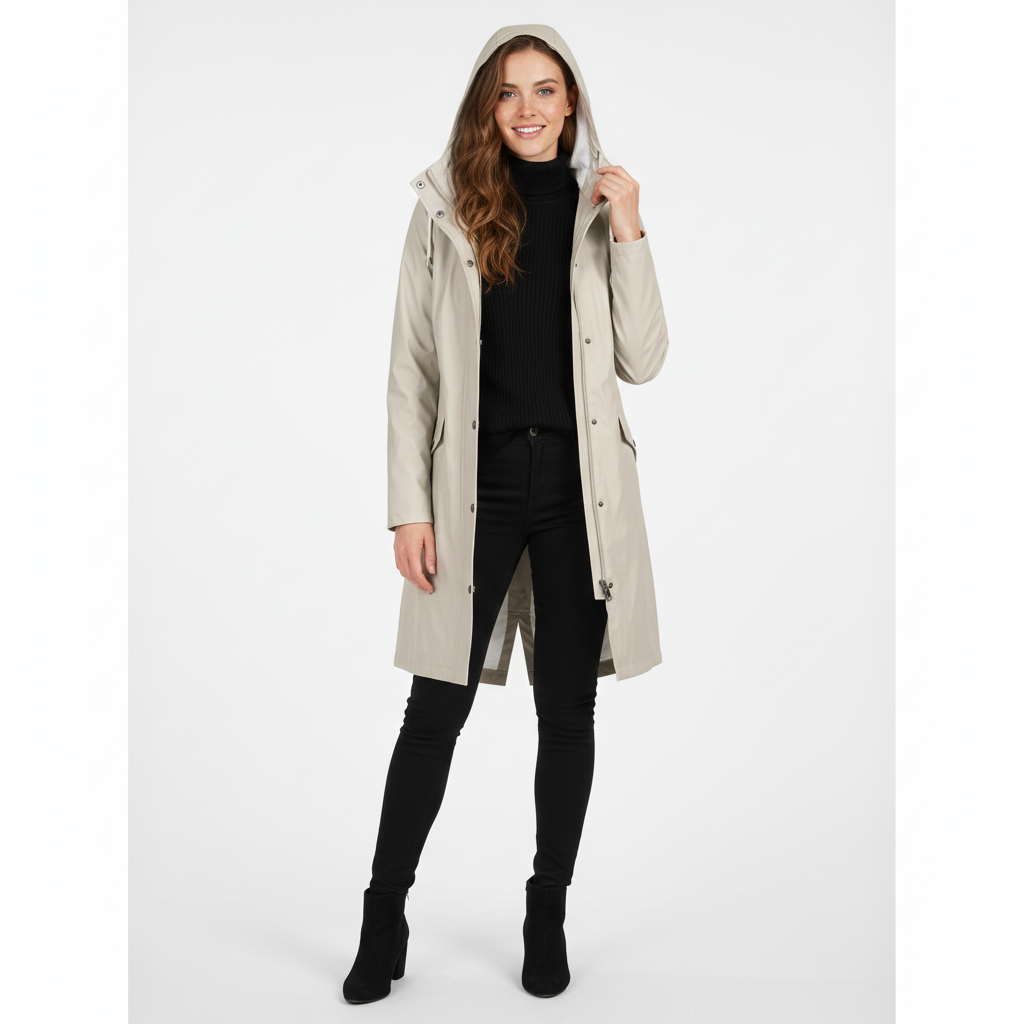 Manteau Imperméable Femme Chic et Étanche