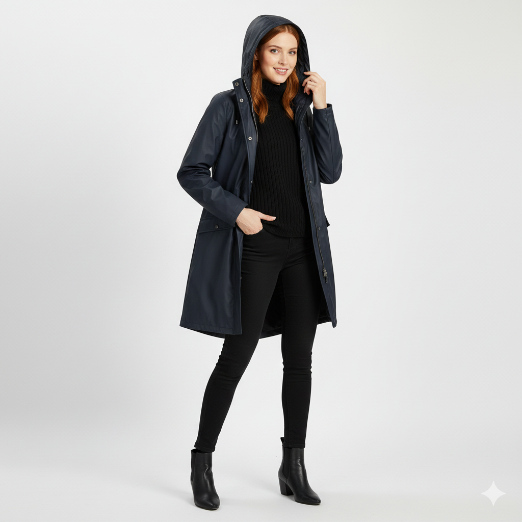 Manteau Imperméable Femme Chic et Étanche