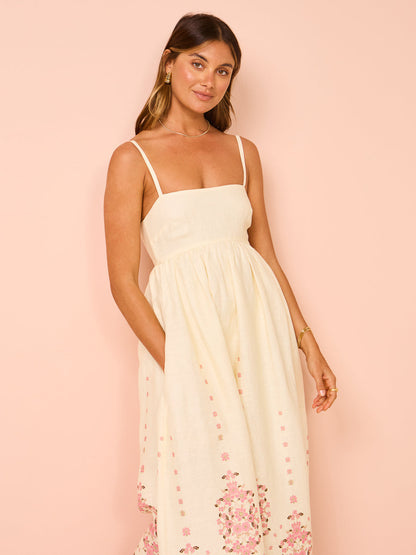 Robe Bohème Dentelle Épaules Dévoilées pour Femme
