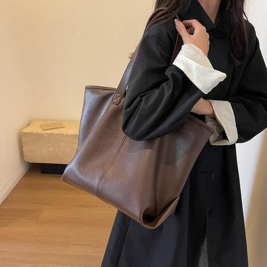 Sac à Main Grande Capacité Léger avec Baudoulière Réglable - PanierRoyale