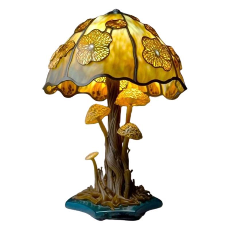 Colorique™ – lampe de table couleurs vives, verre teinté & base résine