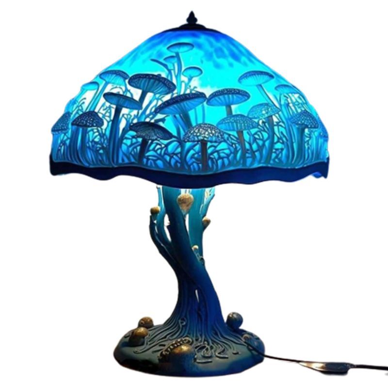 Colorique™ – lampe de table couleurs vives, verre teinté & base résine