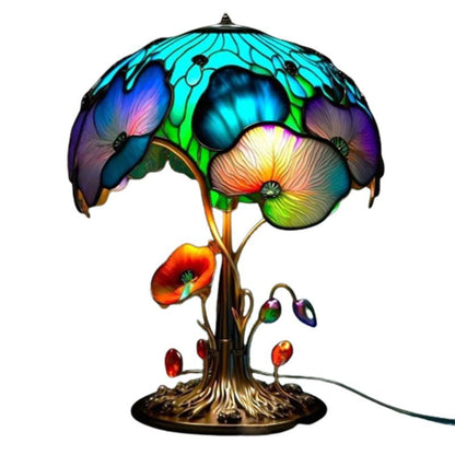 Colorique™ – lampe de table couleurs vives, verre teinté & base résine