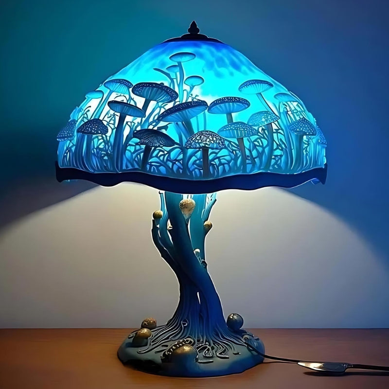 Colorique™ – lampe de table couleurs vives, verre teinté & base résine