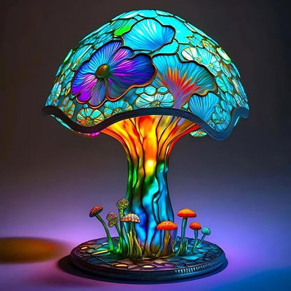 Colorique™ – lampe de table couleurs vives, verre teinté & base résine