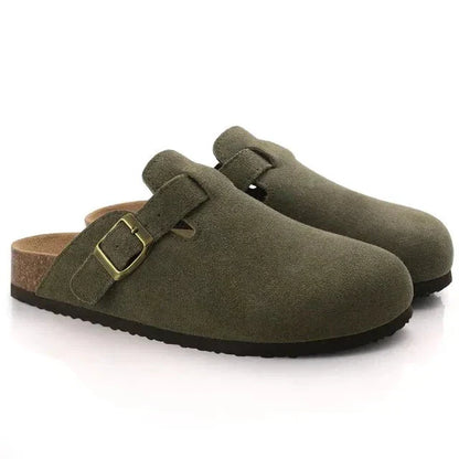 Pantoufles Cuir Douces et Confortables pour Homme