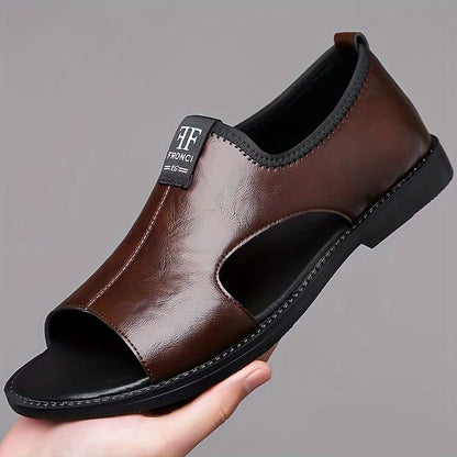 CoolStride™ – Sandales Homme Confort en Cuir pour Randonnée et Été