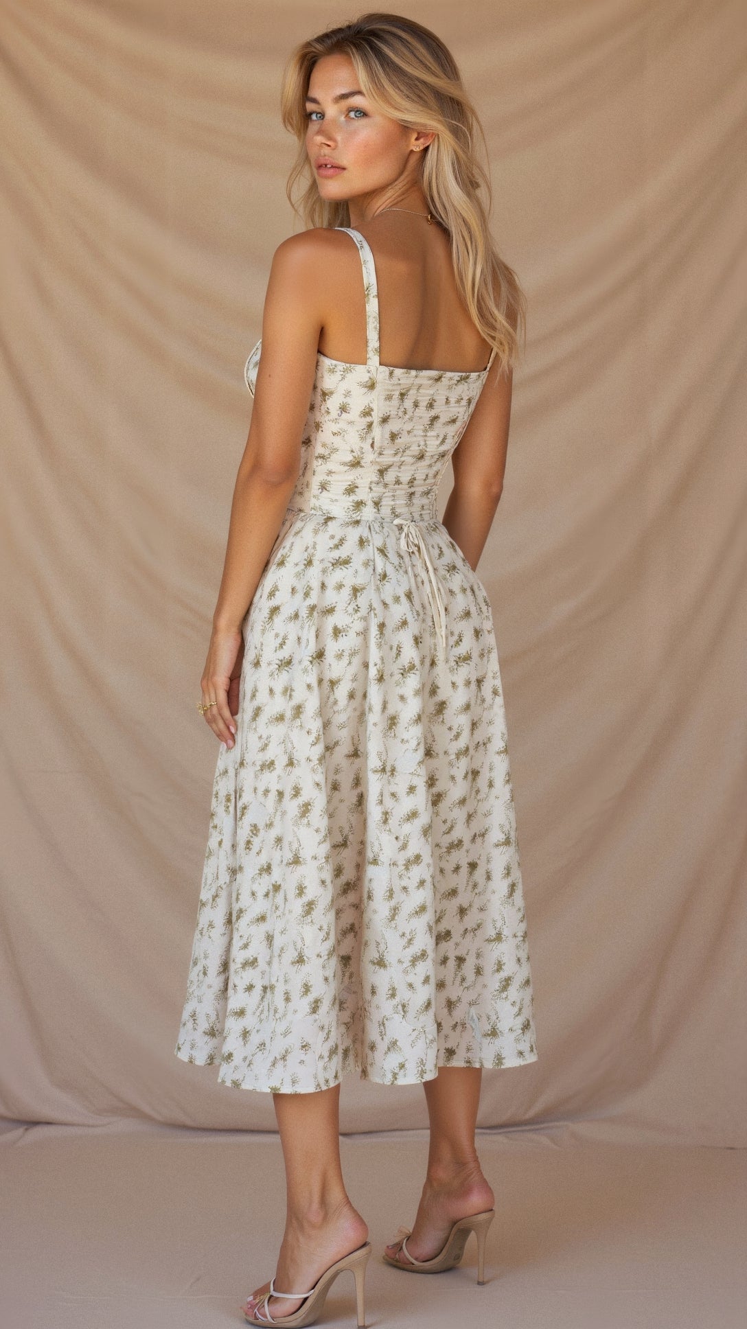 Robe Moulante Femme avec Jupon Fluide