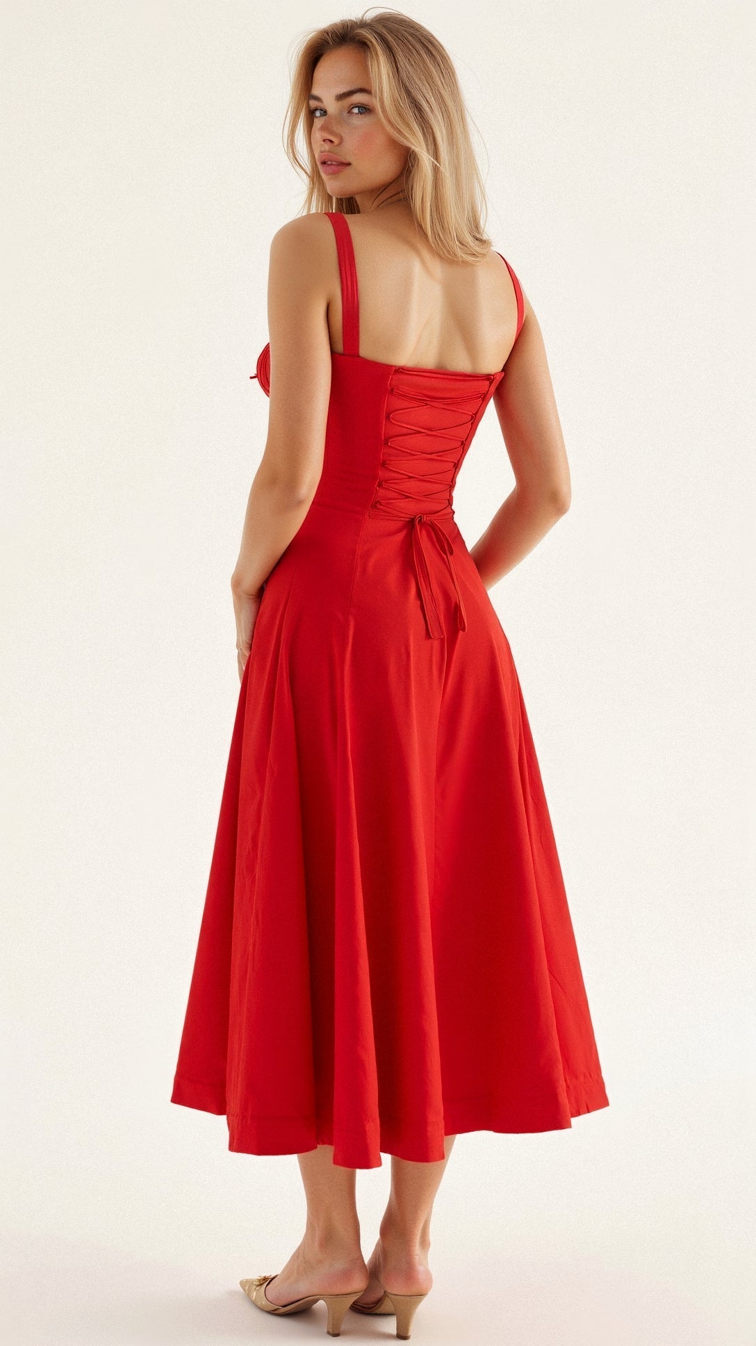 Robe Moulante Femme avec Jupon Fluide