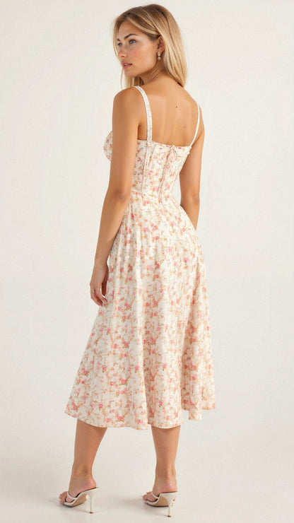 Robe Moulante Femme avec Jupon Fluide