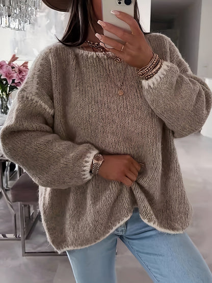 Pull Femme Grande Taille Doux et Élégant Hiver - PanierRoyale