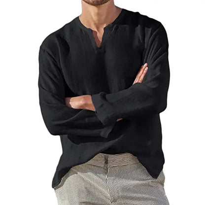 Chemise Homme Classique Blanc Manches Longues