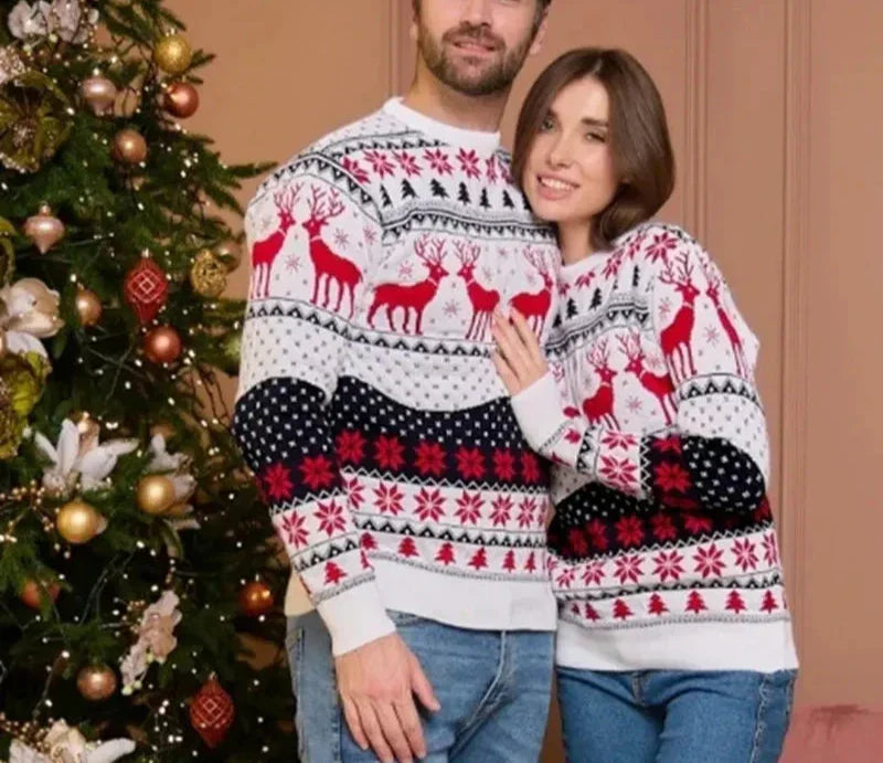Pull Tricot Chaud et Coloré pour Homme et Femme