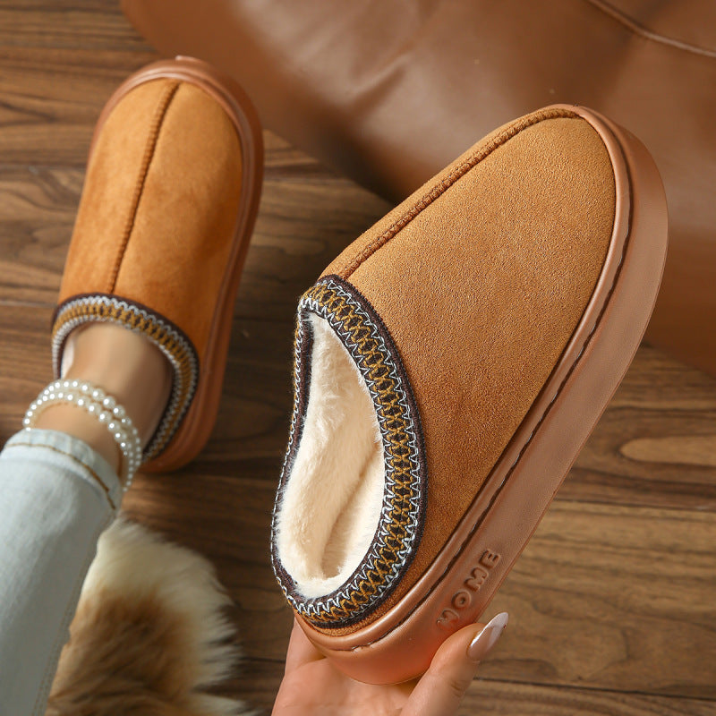 Chaussons Peluche Chauffants et Confortables