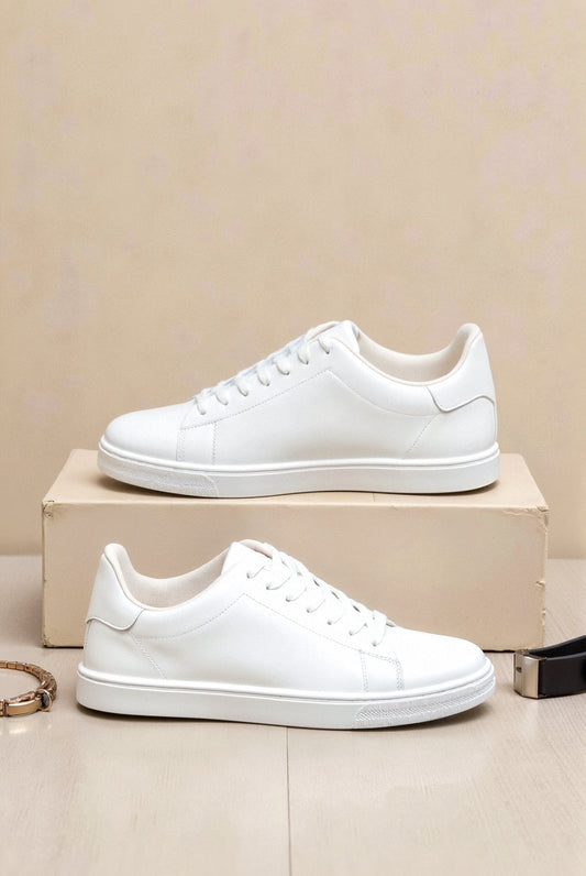 Baskets Blanc Minimaliste pour Homme et Femme - BerlinGlamour
